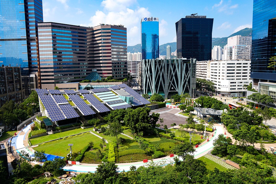 Solar, Panel, City, Energy, Electricity, Renewable