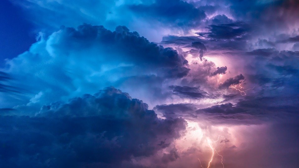 Thunderstorm, Wallpaper, Clouds, Storm, Lightning, Sky